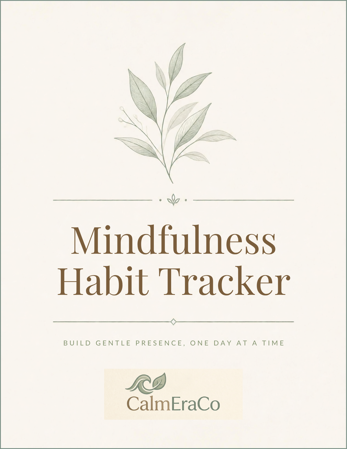 Mindfulness Habit Tracker